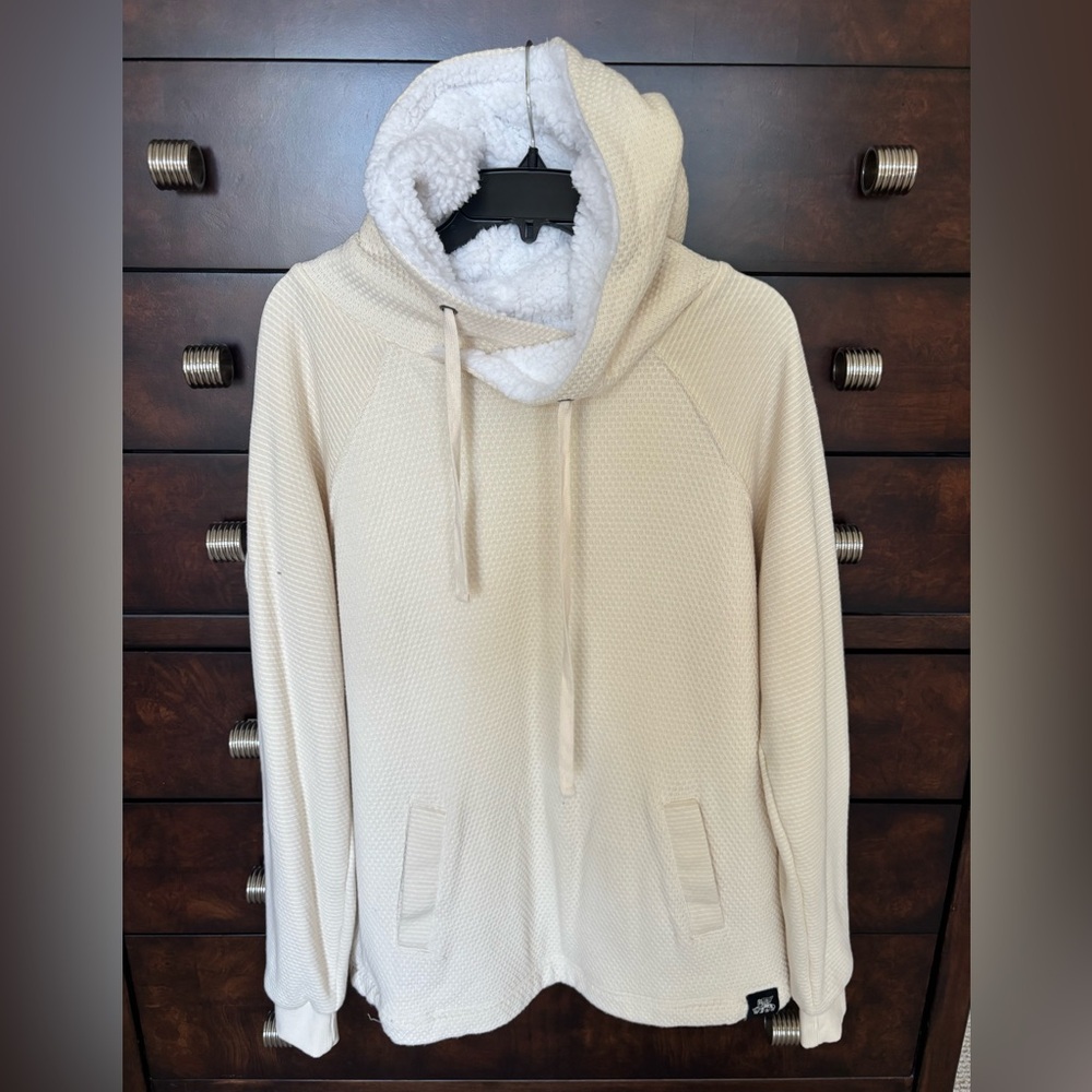 Cream Color Fleece Lines Hoodie from the Venetian in Las Vegas